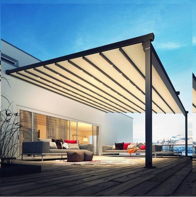 Pergole Retractabile cu Membrană PVC