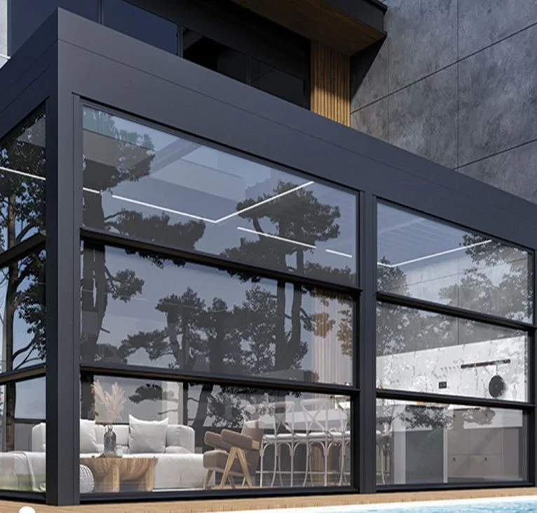 Închidere Ghilotină cu Sticlă Securizată